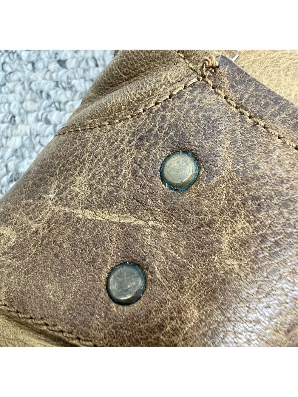 El Naturalista Spain distressed tan leather patchwork studded heeled boho boots - Picture 10 of 16